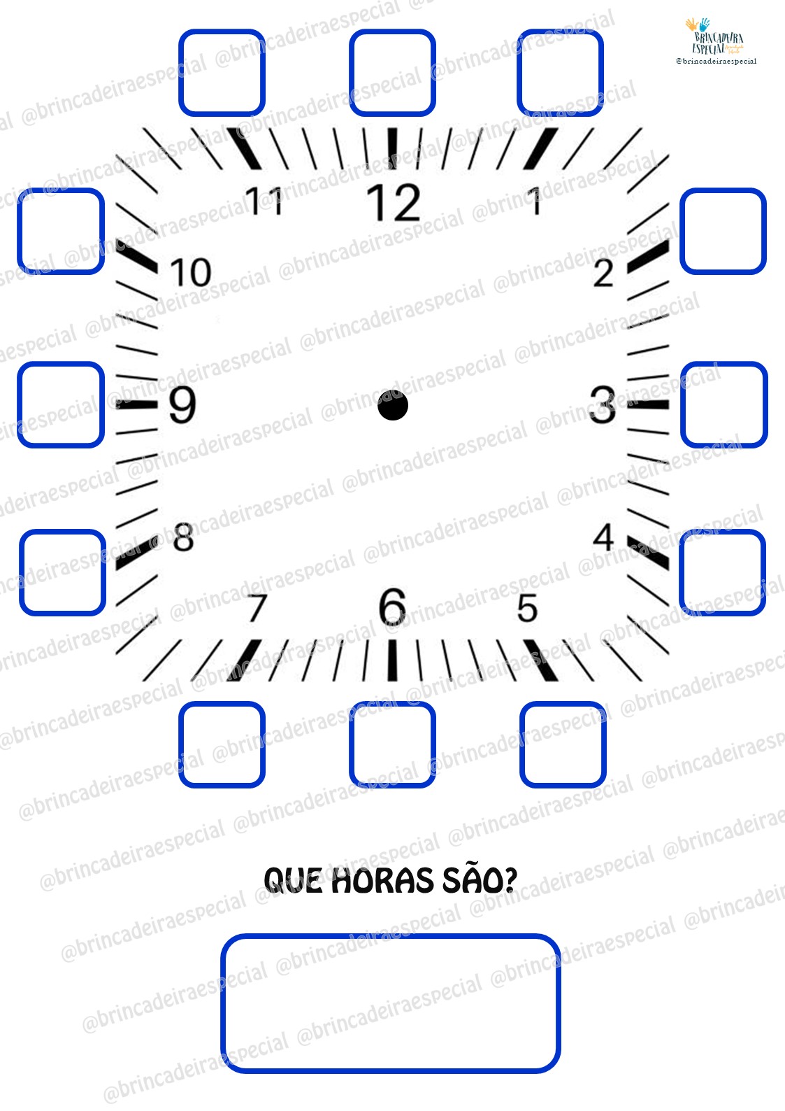 Relógio [EM PDF] – Loja Brincadeira Especial